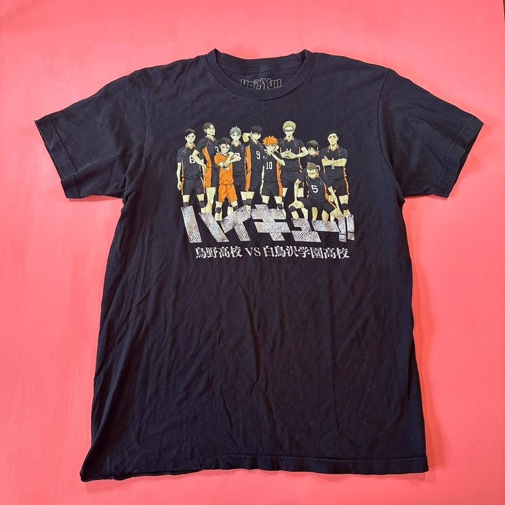 Haikyu Anime Graphic Tee - Haikyu! Anime Cartoon Graphic T Shirt